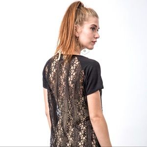 Kucoon Back Lace Top
